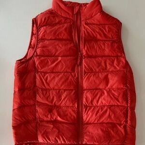 Kids Red Puffer Vest